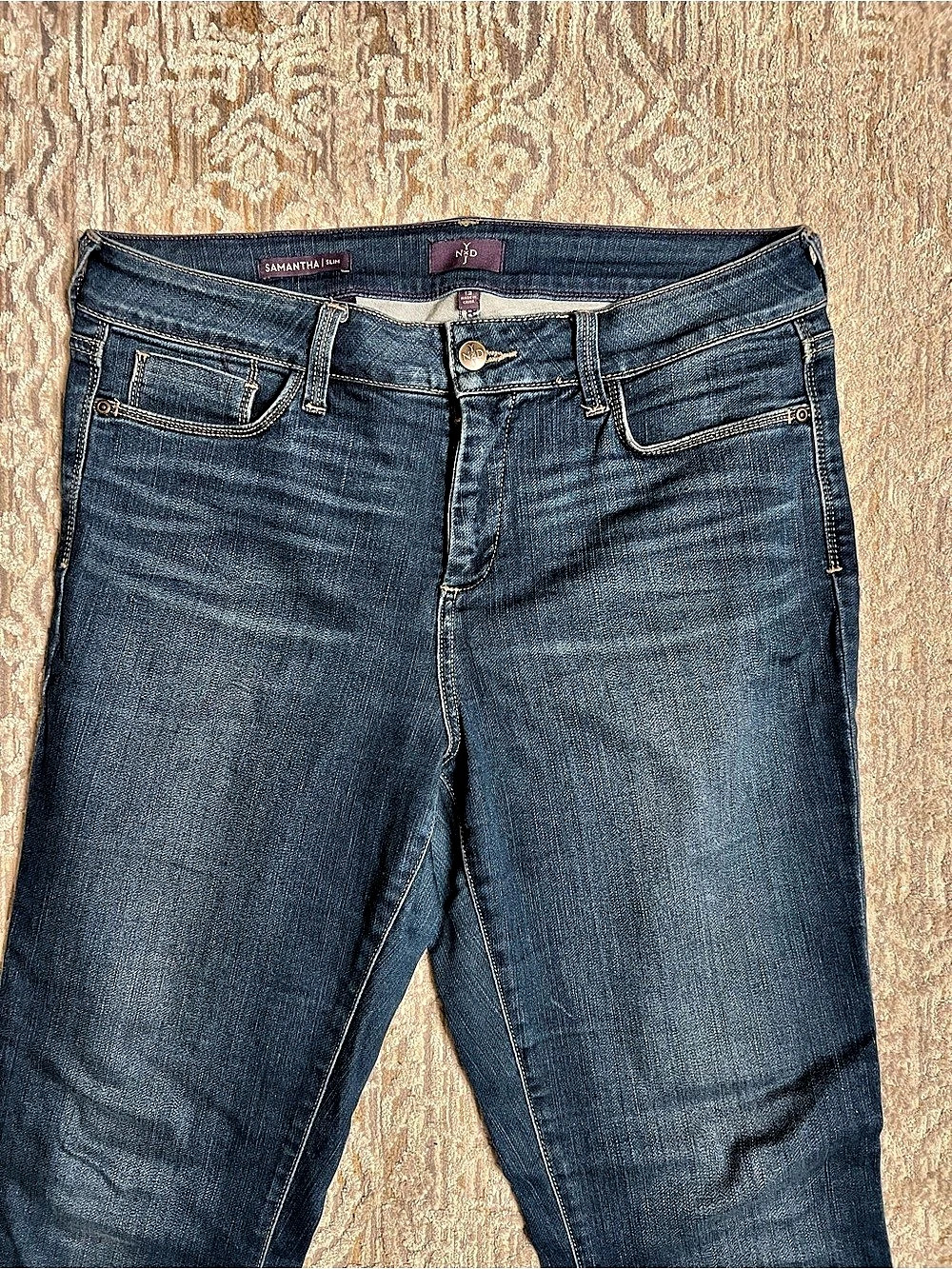 NYDJ Samantha Slim Jeans Blue Size 2
